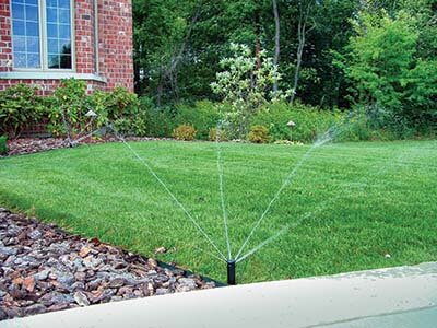 Irrigation system properly installed